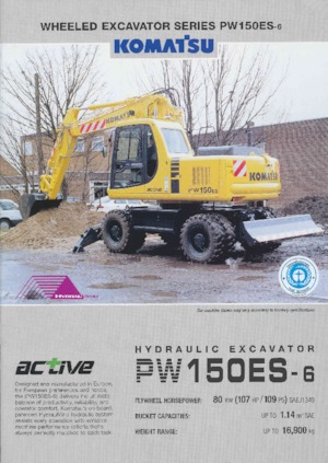 Escavatori gommati Komatsu PW150-6