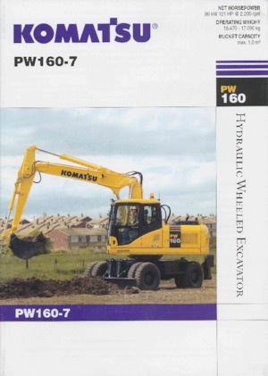 Escavatori gommati Komatsu PW160-7