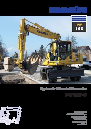 Escavatori gommati Komatsu PW160-8