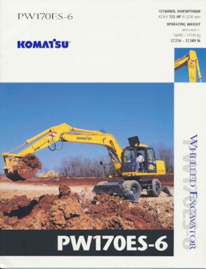 Escavatori gommati Komatsu PW170-6