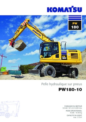 Escavatori gommati Komatsu PW180-10