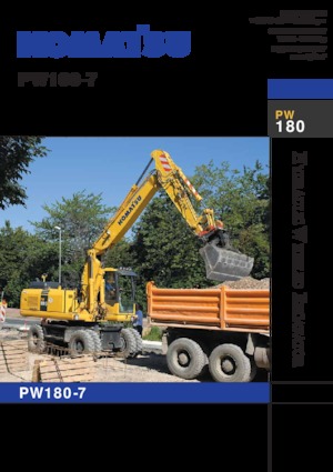 Escavatori gommati Komatsu PW180-7E0