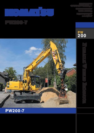 Escavatori gommati Komatsu PW200-7E0