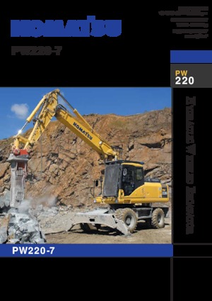 Escavatori gommati Komatsu PW220-7