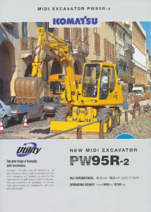 Escavatori gommati Komatsu PW95 R-2