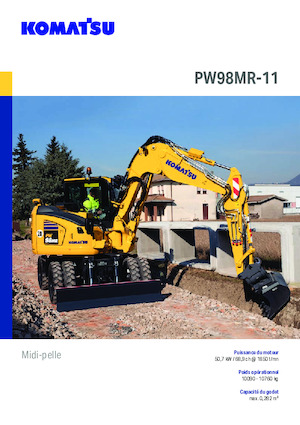 Escavatori gommati Komatsu PW98MR-11E0