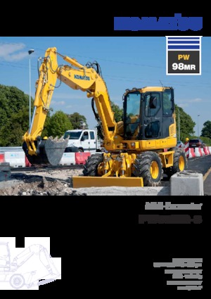 Escavatori gommati Komatsu PW98MR-8