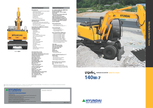 Escavatori gommati Hyundai R 140 W 7