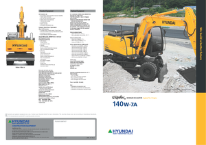 Escavatori gommati Hyundai R 140 W 7A