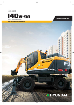 Escavatori gommati Hyundai R 140 W 9 A