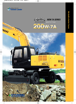 Escavatori gommati Hyundai R 200 W 7 A