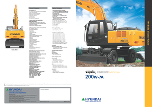 Escavatori gommati Hyundai R 200 W 7 A