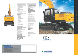Escavatori gommati Hyundai R 200 W 7