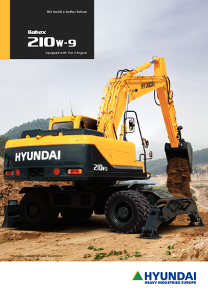 Escavatori gommati Hyundai R 210 W 9 A
