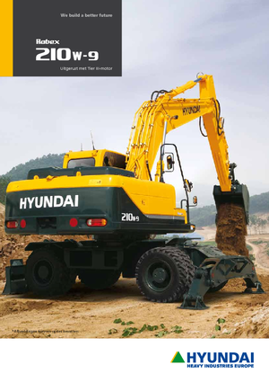 Escavatori gommati Hyundai R 210 W 9