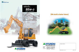 Escavatori gommati Hyundai R 95 W 3