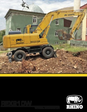 Escavatori gommati RHINO REX75W