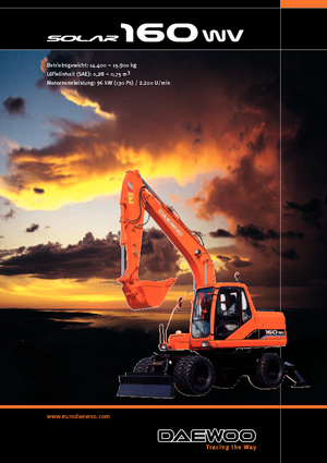 Escavatori gommati Doosan Solar 160 W-V