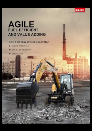 Escavatori gommati Sany SY65W