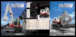 Escavatori gommati Takeuchi TB 295W