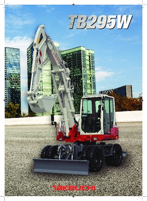 Escavatori gommati Takeuchi TB 295W