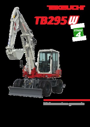 Escavatori gommati Takeuchi TB 295W
