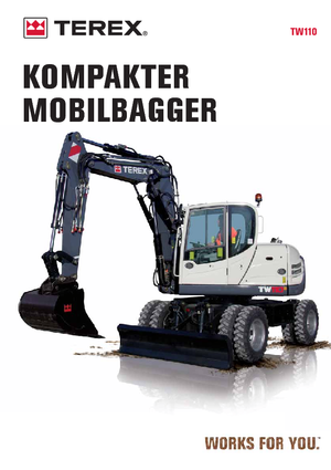 Escavatori gommati Terex TW 110