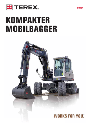 Escavatori gommati Terex TW 85