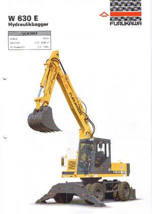 Escavatori gommati Furukawa W 630 E