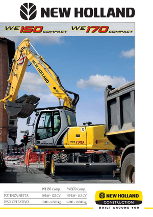 Escavatori gommati New Holland WE 170 Compact