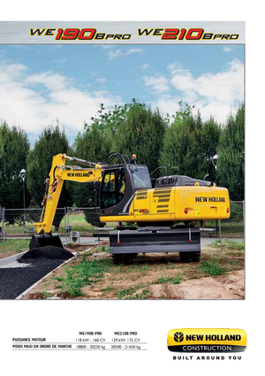 Escavatori gommati New Holland WE190B pro