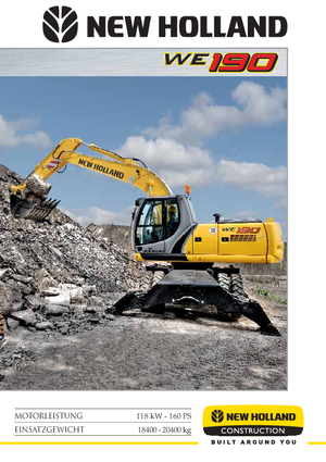 Escavatori gommati New Holland WE 190