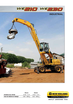 Escavatori gommati New Holland WE210