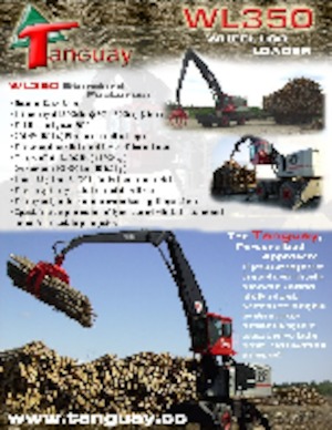 Escavatori gommati Tanguay WL350