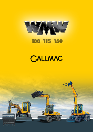 Escavatori gommati Gallmac WMW 150