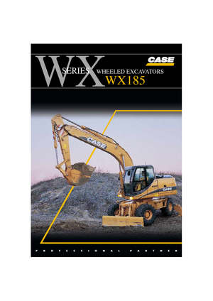 Escavatori gommati Case WX 185