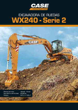 Escavatori gommati Case WX 240 S-3