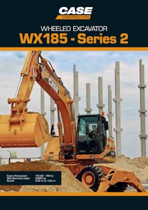 Escavatori gommati Case WX185 S-2