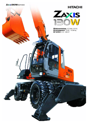 Escavatori cingolati Hitachi ZX 130 W