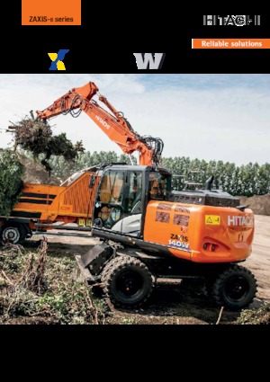 Escavatori gommati Hitachi ZX140W-6