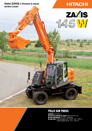 Escavatori gommati Hitachi ZX 145 W 3