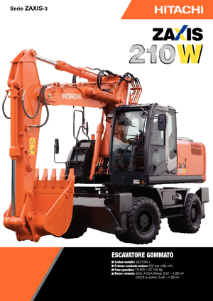 Escavatori cingolati Hitachi ZX 210 W 3