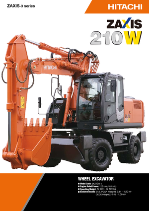 Escavatori cingolati Hitachi ZX 210 W 3