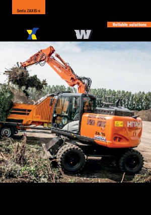 Escavatori gommati Hitachi ZX140W-6