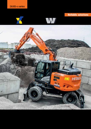 Escavatori gommati Hitachi ZX145W-6