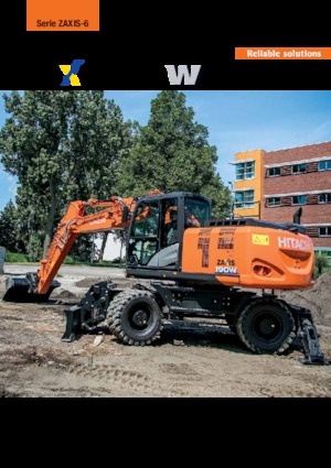 Escavatori gommati Hitachi ZX190W-6