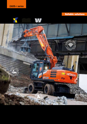 Escavatori gommati Hitachi ZX220W-7