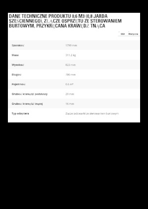 Benne per pale caricatrici Caterpillar 0.6 m3