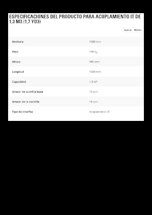 Benne per pale caricatrici Caterpillar 1,3 m3