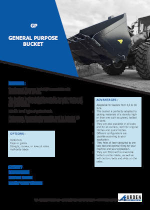 Benne per pale caricatrici Arden L40GP